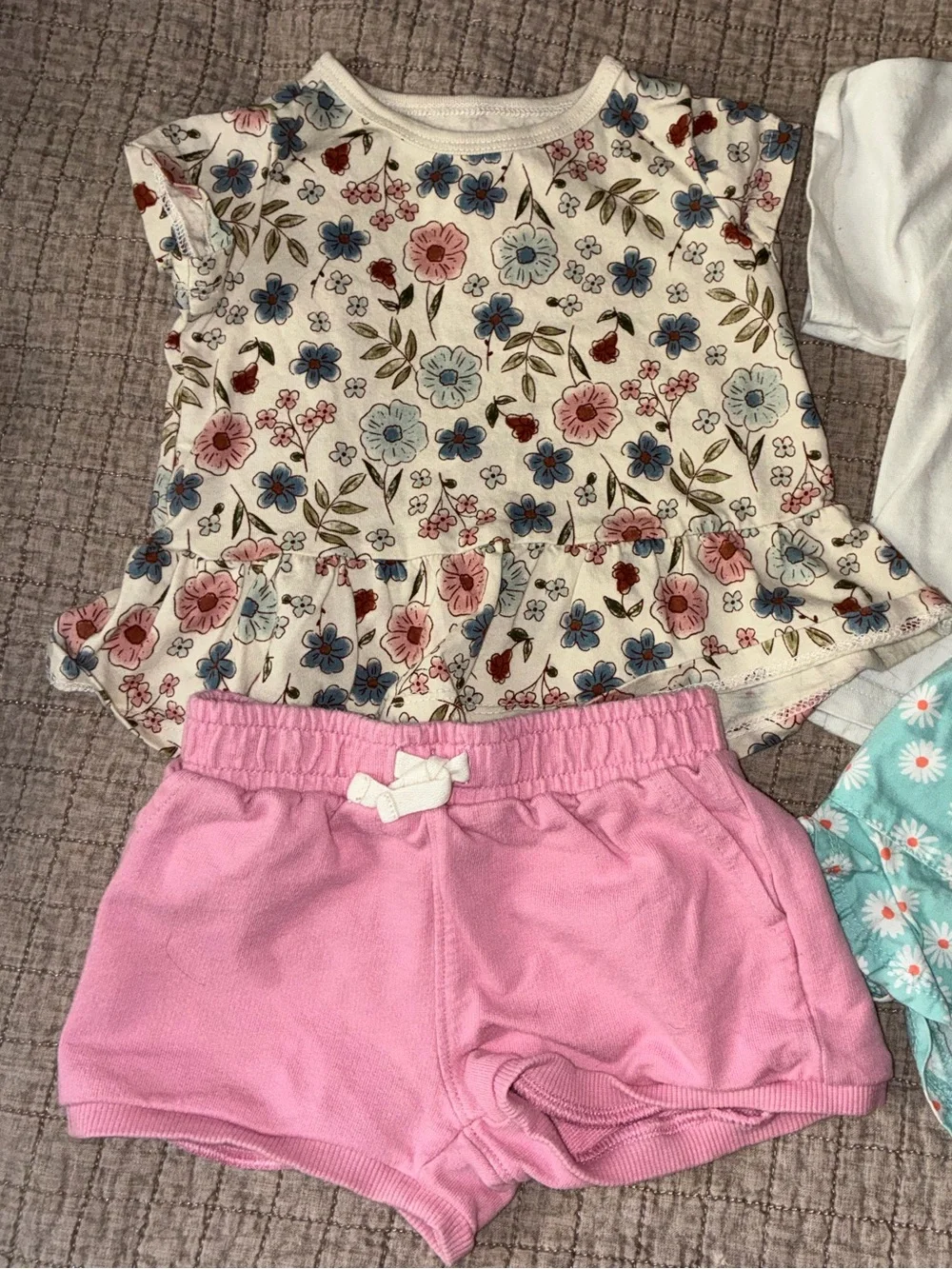 GAP Hello Summer Hello Kitty Pajama Set - White, Mint & Pink